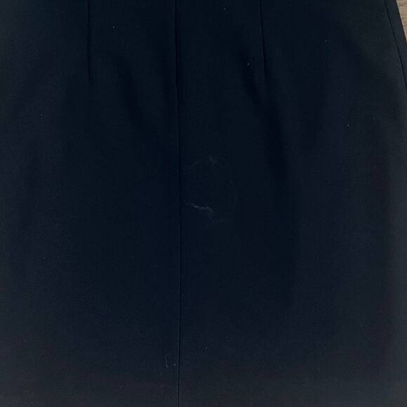 Trina Turk Shift Dress Womens 6 Black Semi-Formal Beaded Cocktail Church Modest - Picture 6 of 10